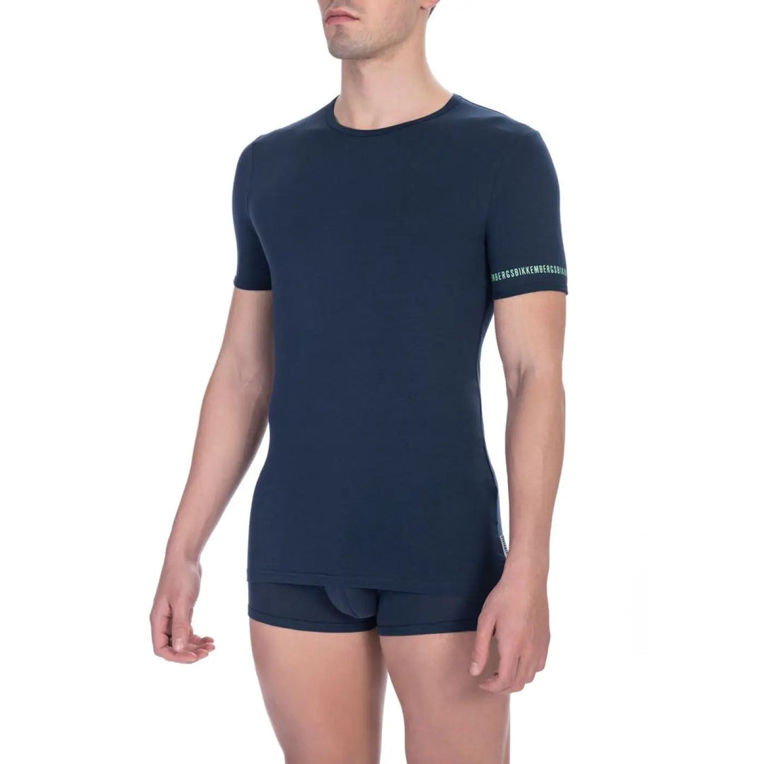 Bikkembergs Black Cotton Men’s T-Shirt Twin Pack