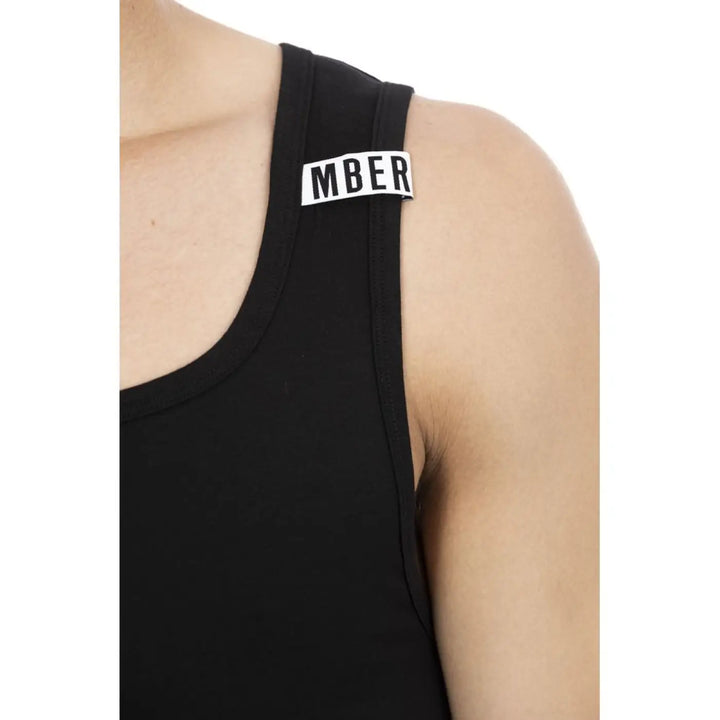 Bikkembergs Black Cotton Men’s Tank Top