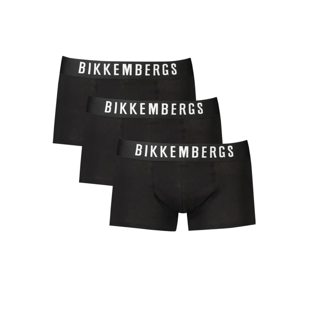 Bikkembergs Black Polyester Men’s Boxer Briefs