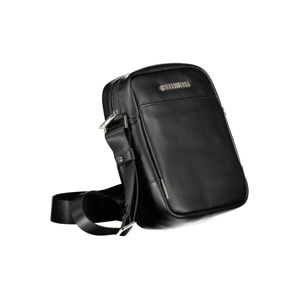 Bikkembergs Black Polyurethane Men’s Shoulder Bag
