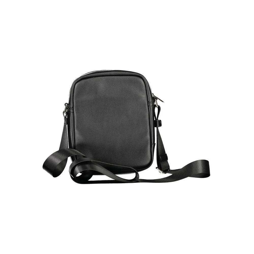 Bikkembergs Black Polyurethane Men’s Shoulder Bag