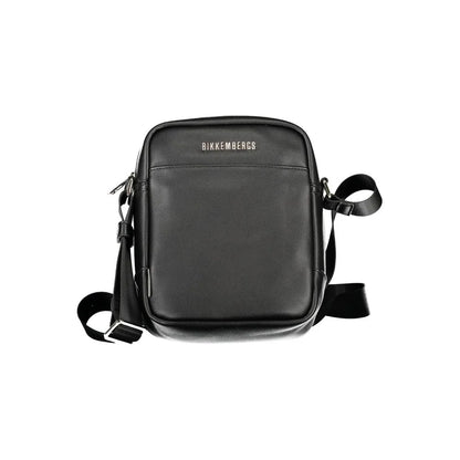 Bikkembergs Black Polyurethane Men’s Shoulder Bag