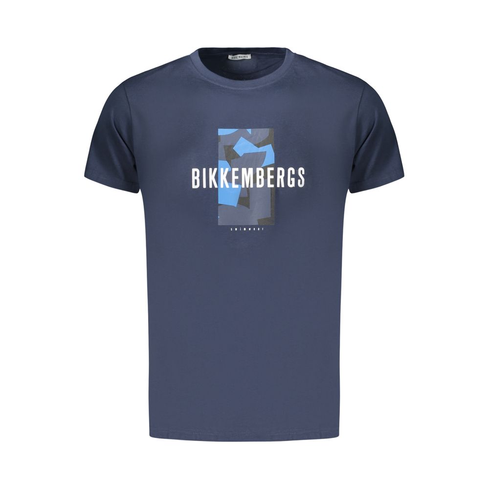 Bikkembergs Blu Cotton Men’s T-shirt