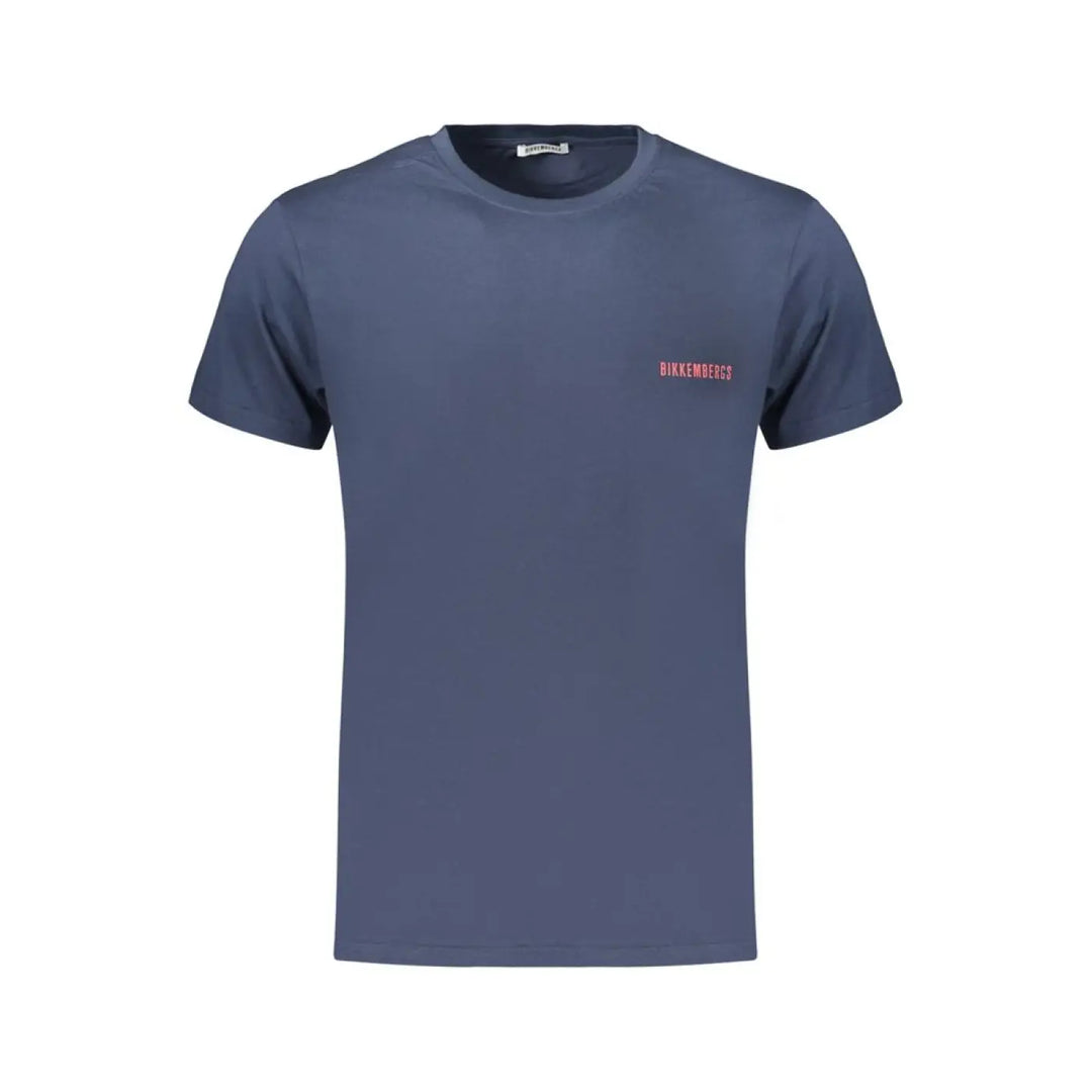 Bikkembergs Blue Cotton Men’s T-shirt