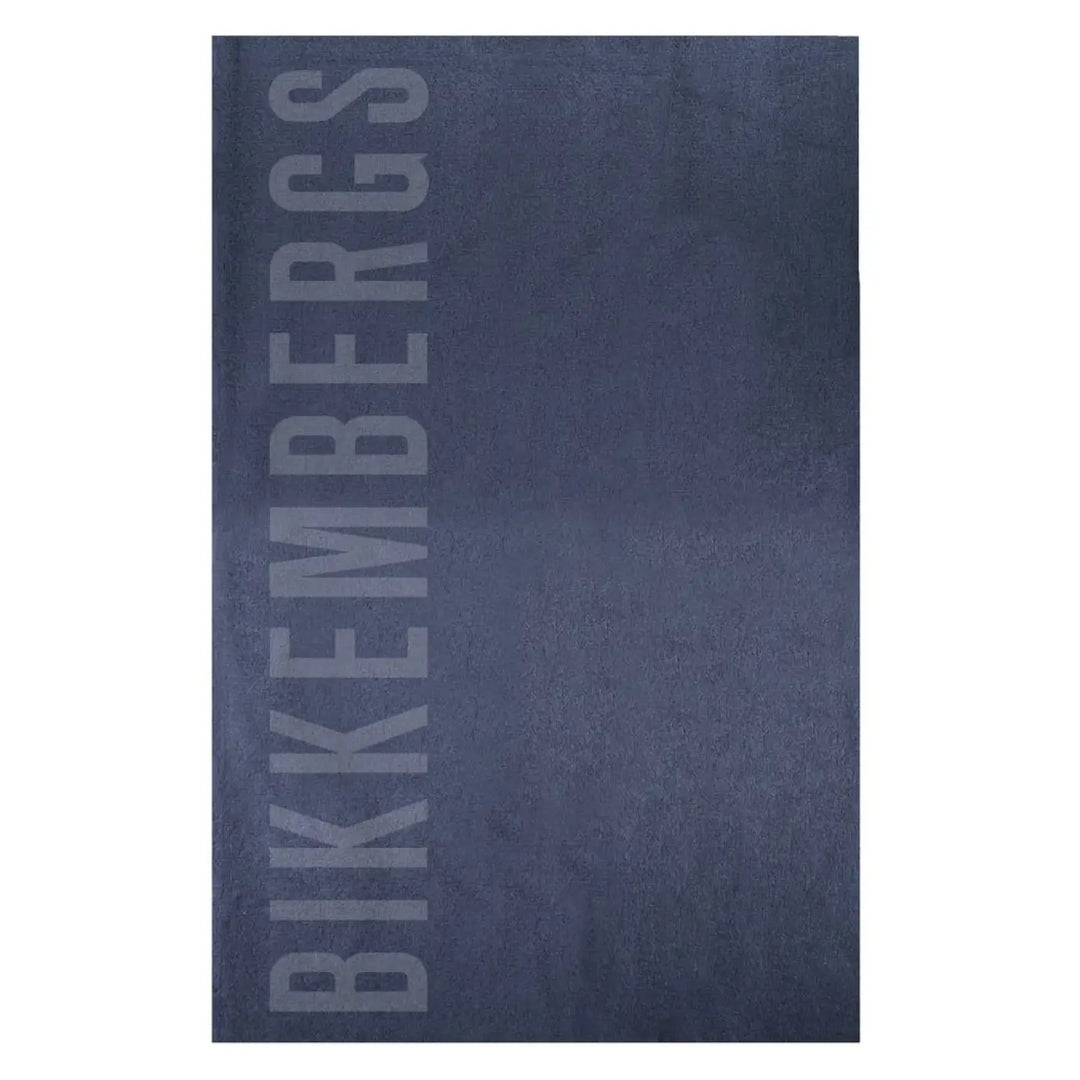 Bikkembergs Blue Cotton Men’s Towel