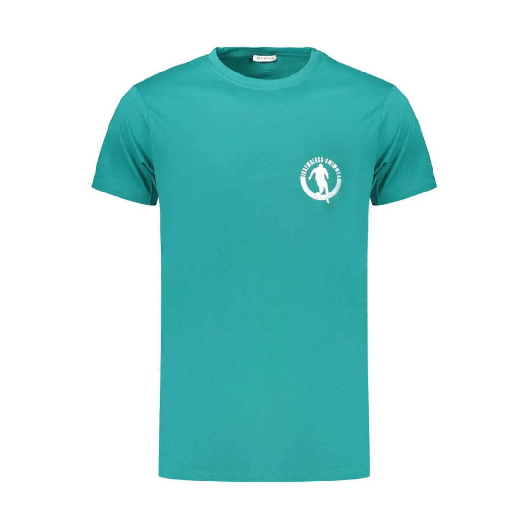 Bikkembergs Green Cotton Men’s T-shirt