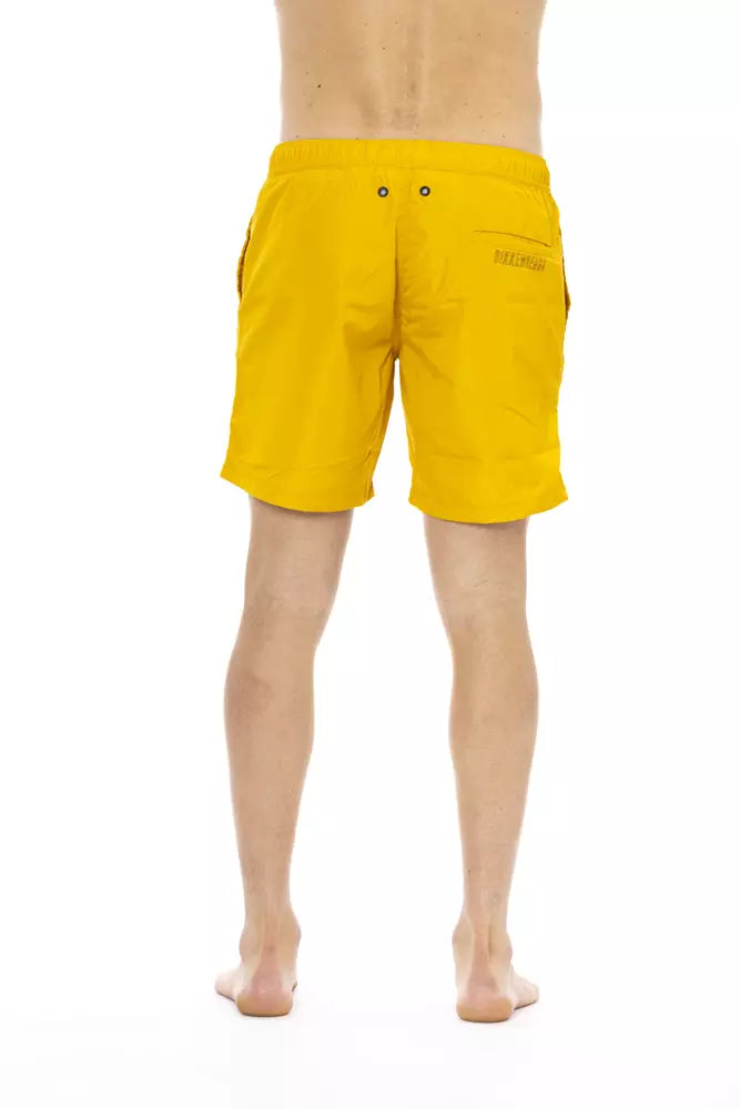 Bikkembergs Light Blue Polyester Men’s Swimsuit