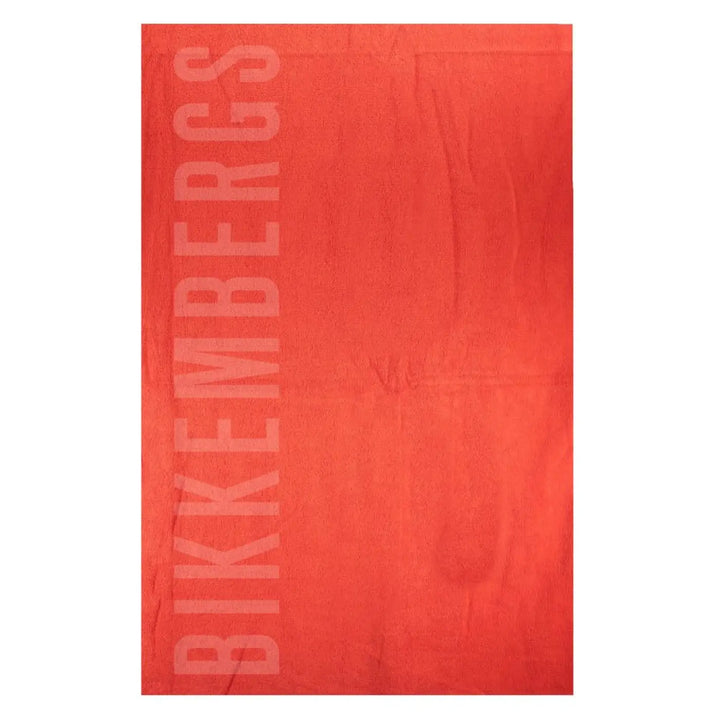 Bikkembergs Rosso Cotton Women Beachwear