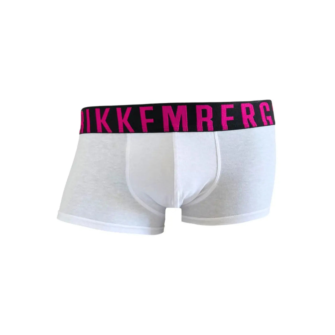 Bikkembergs White Cotton Men Boxer