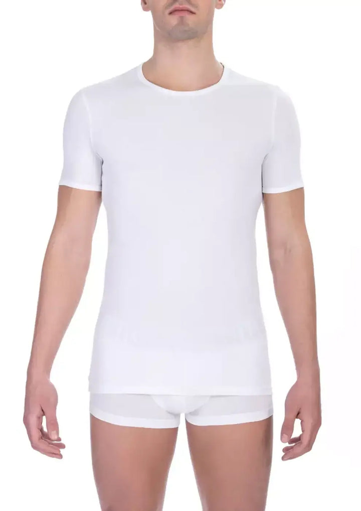 Bikkembergs White Cotton Men’s T-shirt