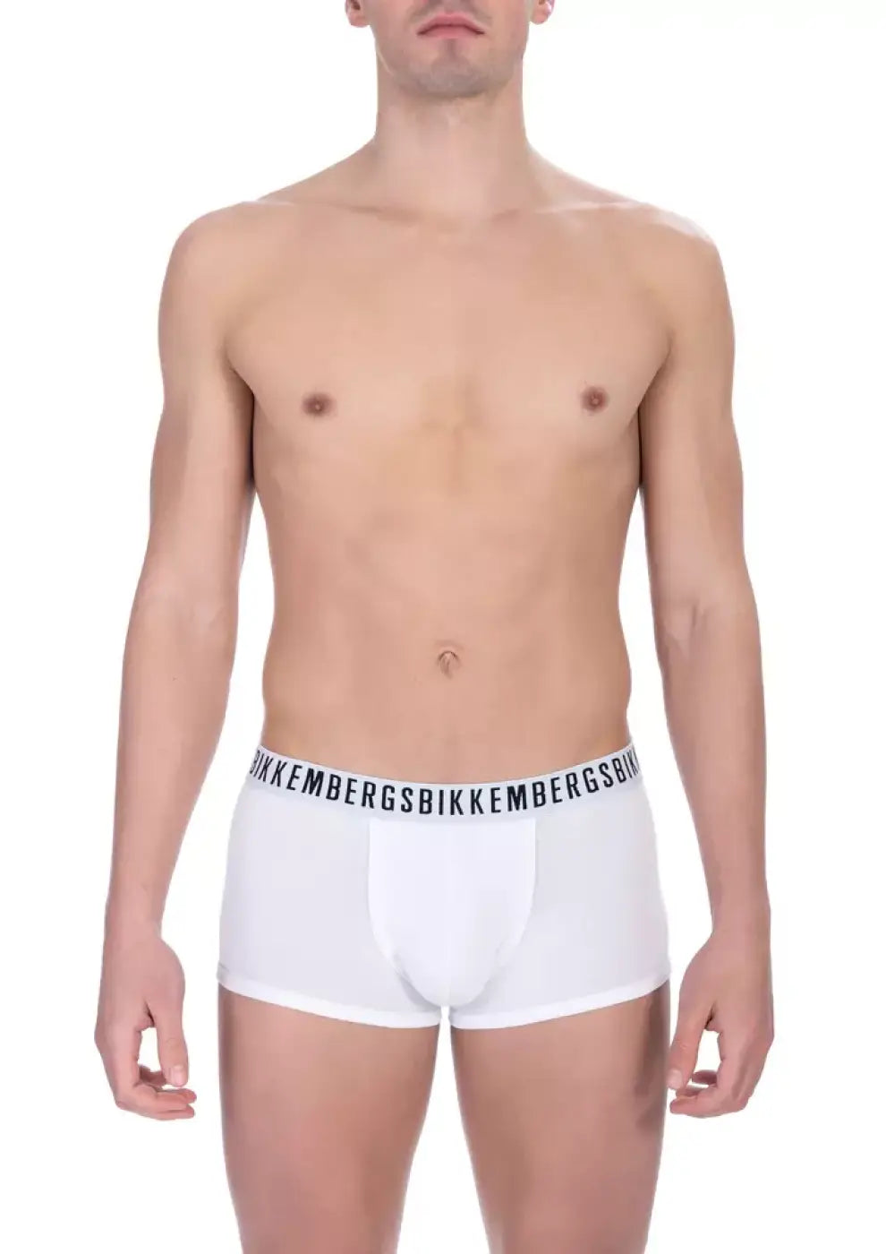 Bikkembergs White Cotton Men’s Trunk