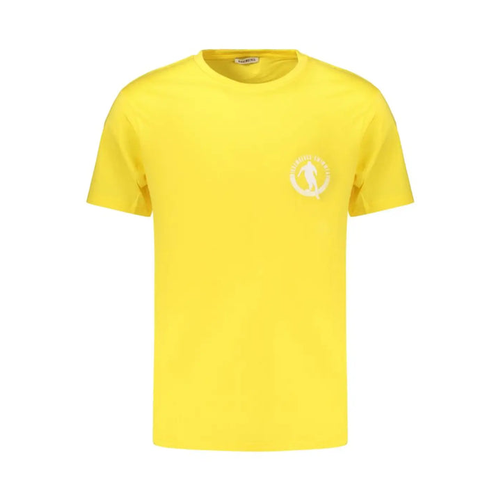 Bikkembergs Yellow Cotton Men’s T-shirt