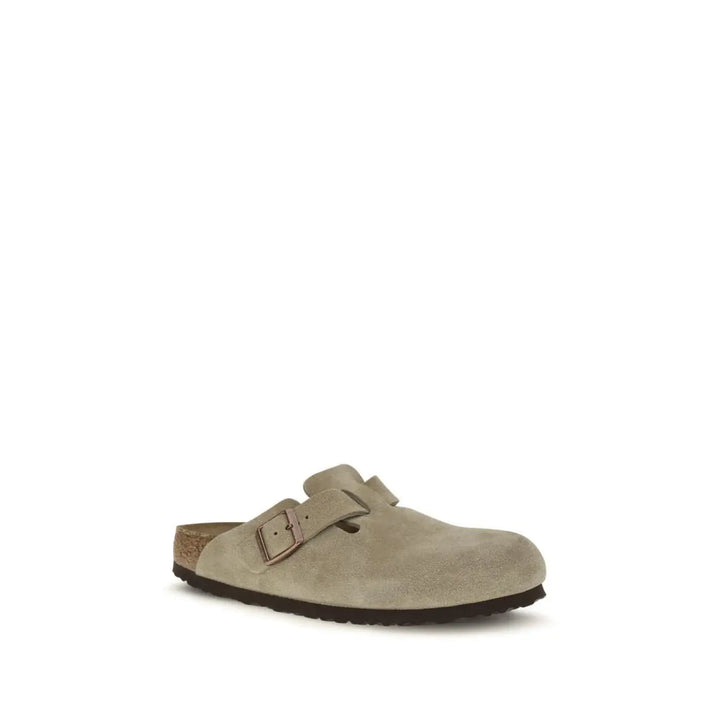 Birkenstock 1774 Beige Calf Leather Bos Taurus Mules