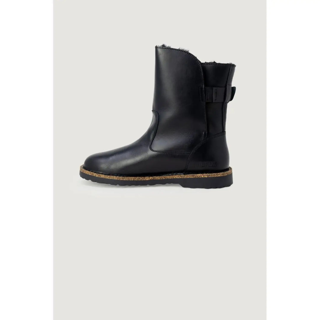 Birkenstock Black Leather Ankle Boots