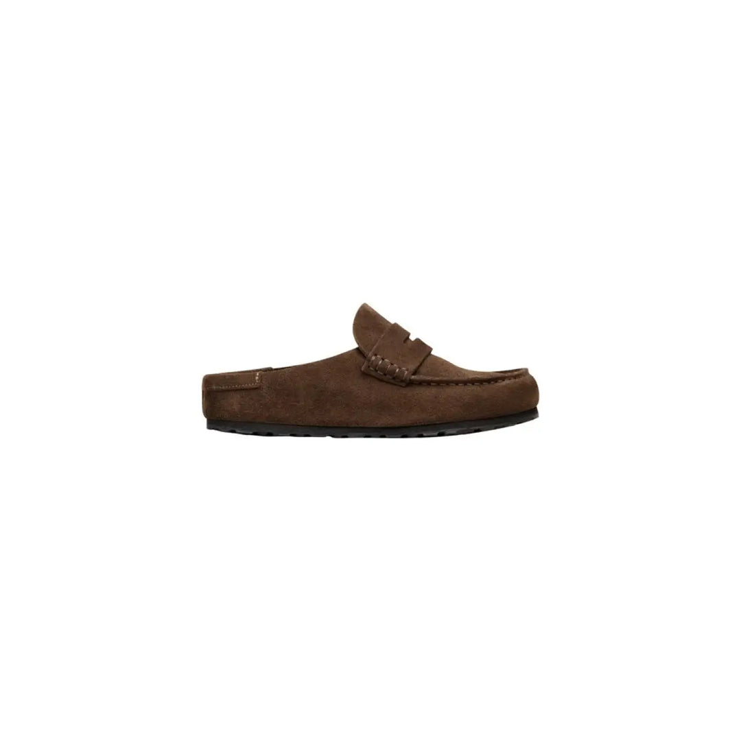 Birkenstock Brown Suede Leather Moccassin