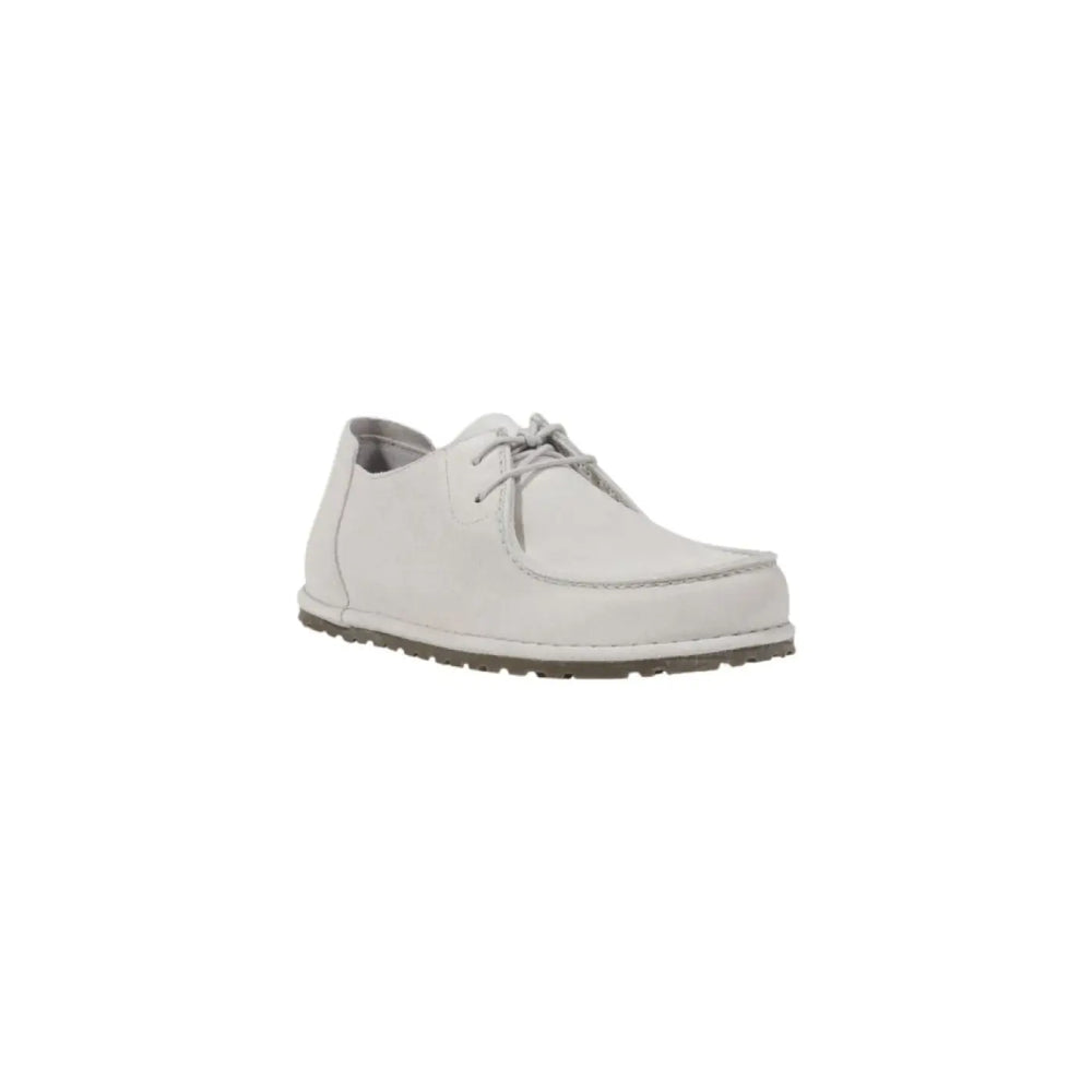 Birkenstock White Leather Slip-on Loafers