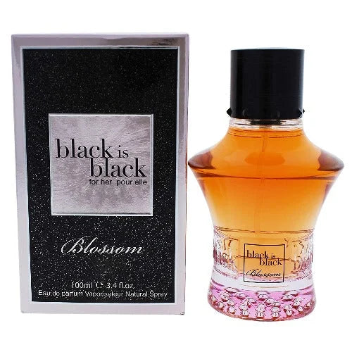 Black Blossom Eau Perfume with Coffee Jasmine and Vanilla Notes Women’s Nu Parfums