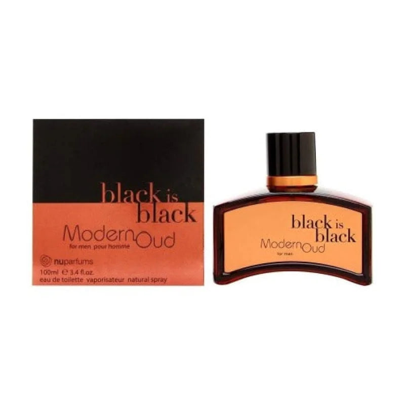 Black Modern Oud Eau Bold Oriental Woody Adventure Men’s Cologne Nu Parfums