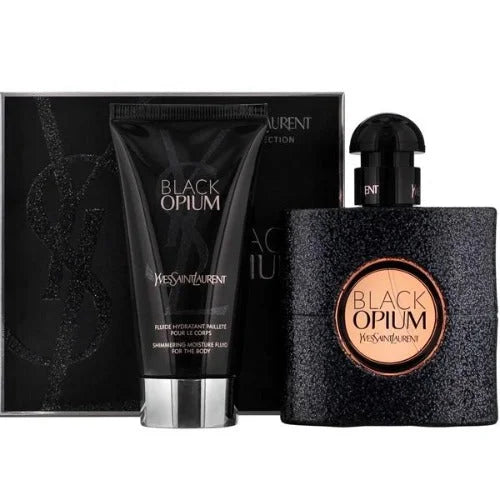 Black Opium Gift Set Perfume and Shimmering Body Lotion for Women Women’s Sets Yves Saint Laurent