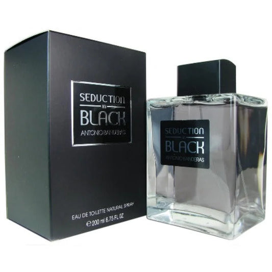 Black Seduction Eau Spicy Woody Accords and Sensual Amber Zest Men’s Cologne Antonio Banderas