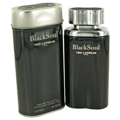 Black Soul Cologne for Men Warm Spicy Perfume with Exotic Woody Notes Men’s Ted Lapidus