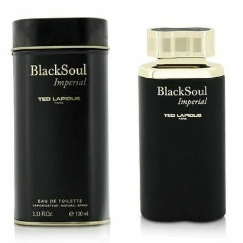 Black Soul Imperial Intense Spicy Leather Scent for Fall Winter Men’s Cologne Ted Lapidus