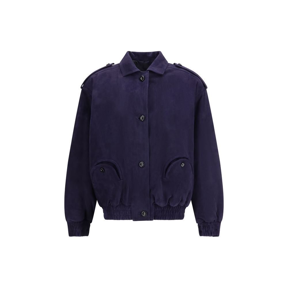Blazé Milano Bomber Jackets - Blue Lamb Ovis Aries