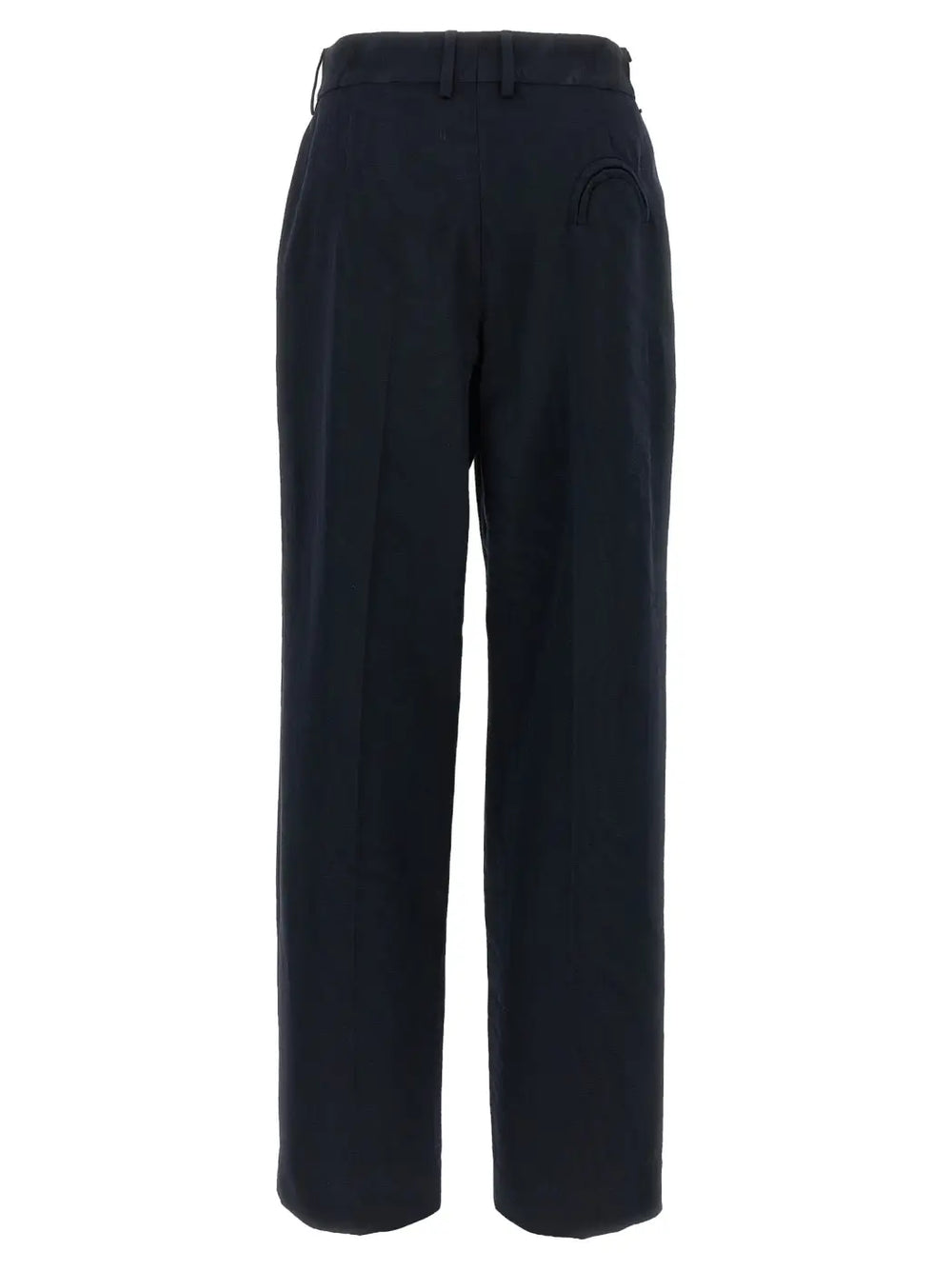 Blazé Milano Blue Viscose Casual Pants