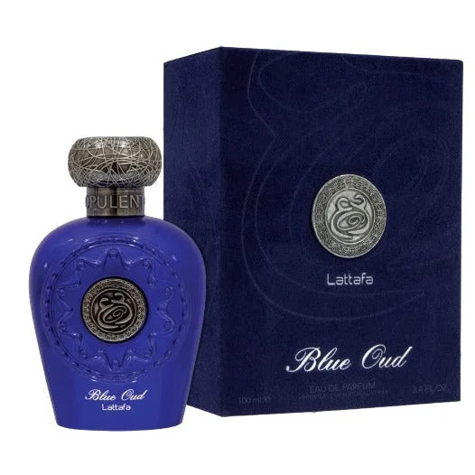 Blue Oud Eau Unisex Perfume with Cambodian Oudh and Guaiac Wood Fragrance lattafa