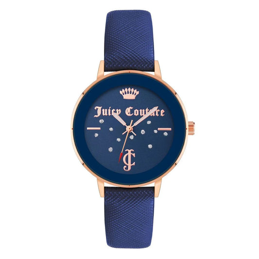 Blue and Pink Quartz Watch for Stylish Clothing Accessories Juicy Couture