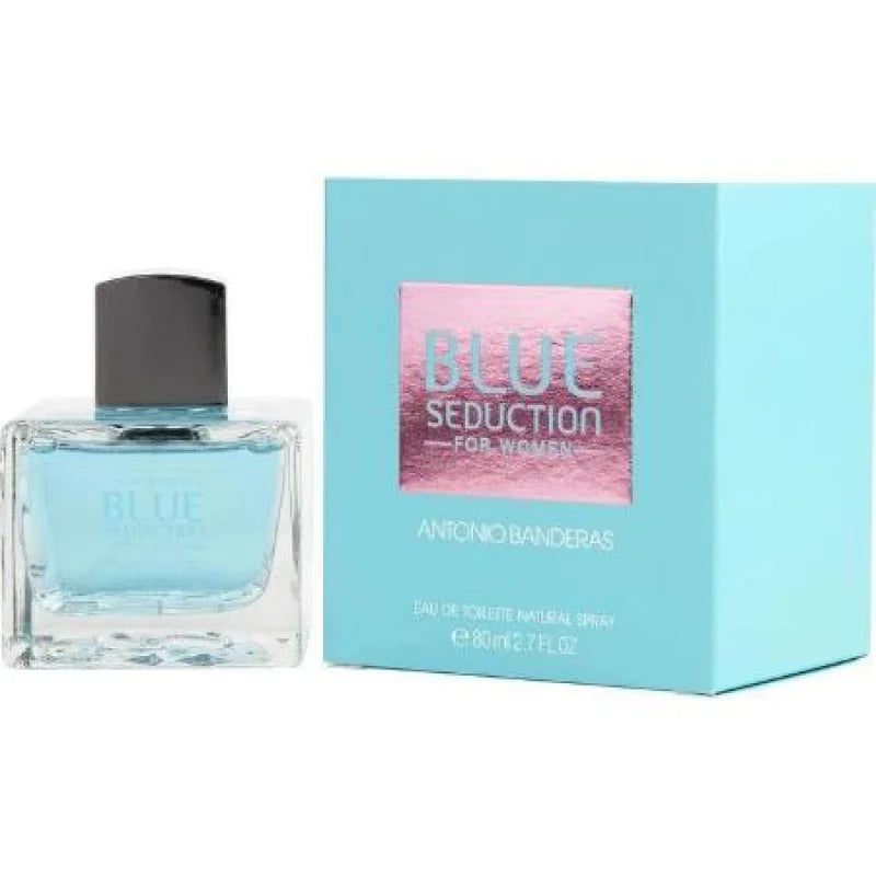 Enchanting Blue Seduction Eau by Antonio Banderas Infused with Violet Leaf Women’s Perfume