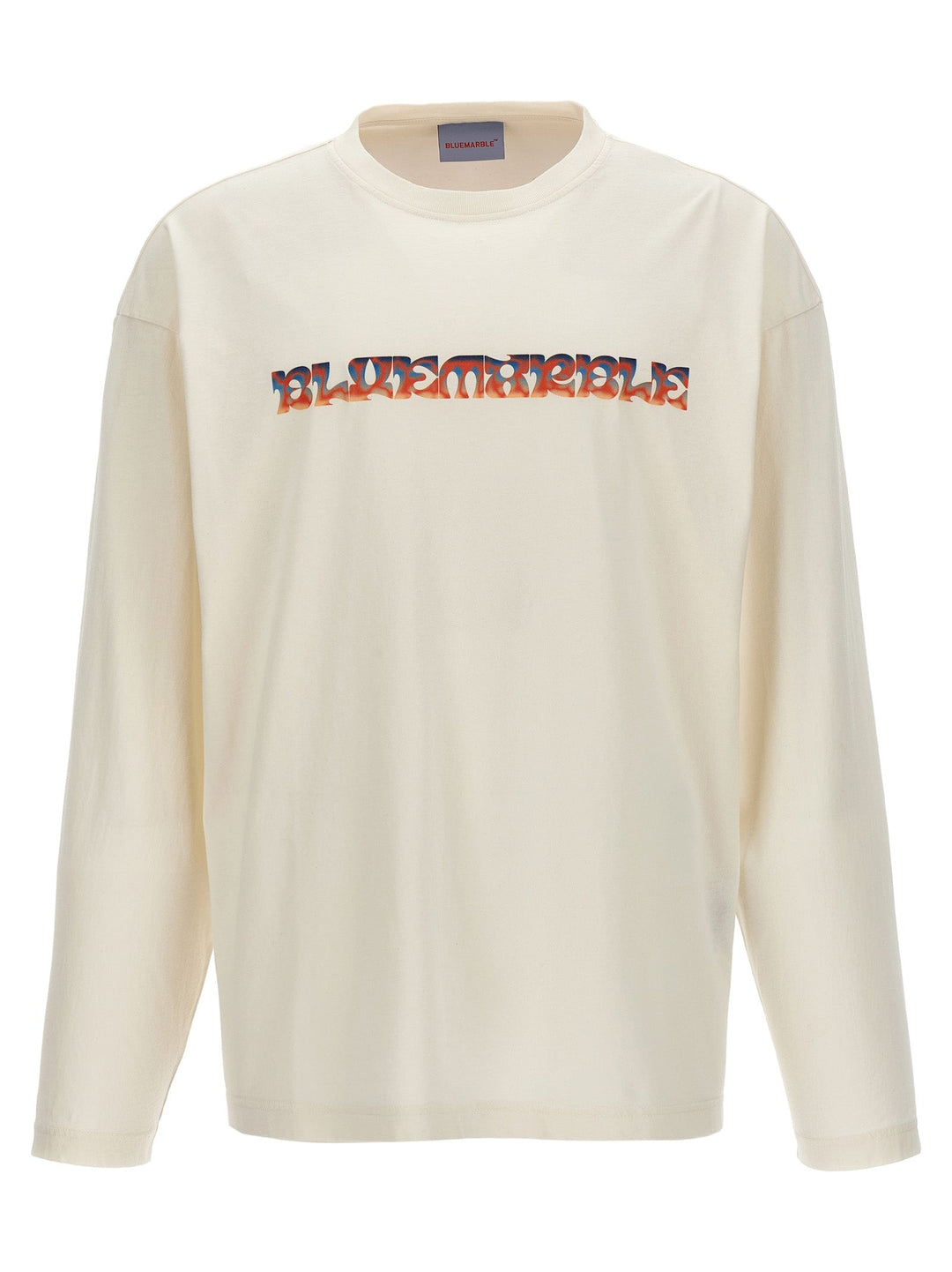 Bluemarble White Cotton T-shirt