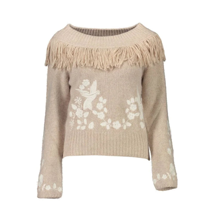 Blugirl Beige Viscose Women’s Sweater