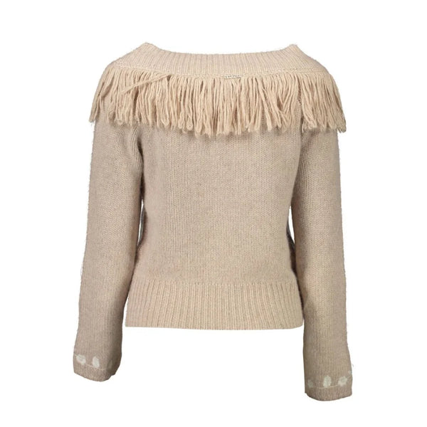 Blugirl Beige Viscose Women’s Sweater