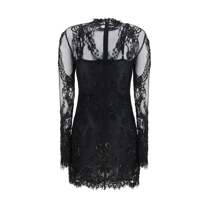 Blumarine Black Polyamide Cocktail Dress
