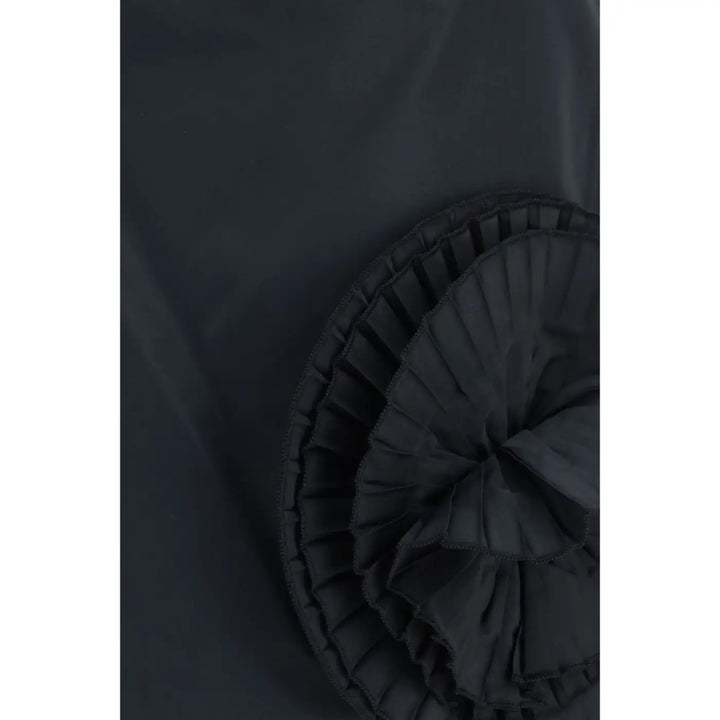Blumarine Black Polyester Mini Skirt