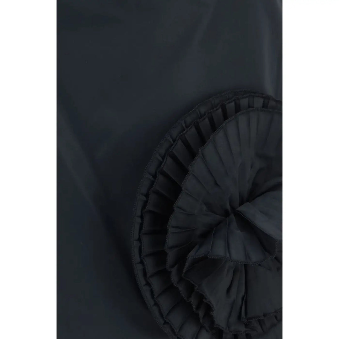 Blumarine Black Polyester Mini Skirt