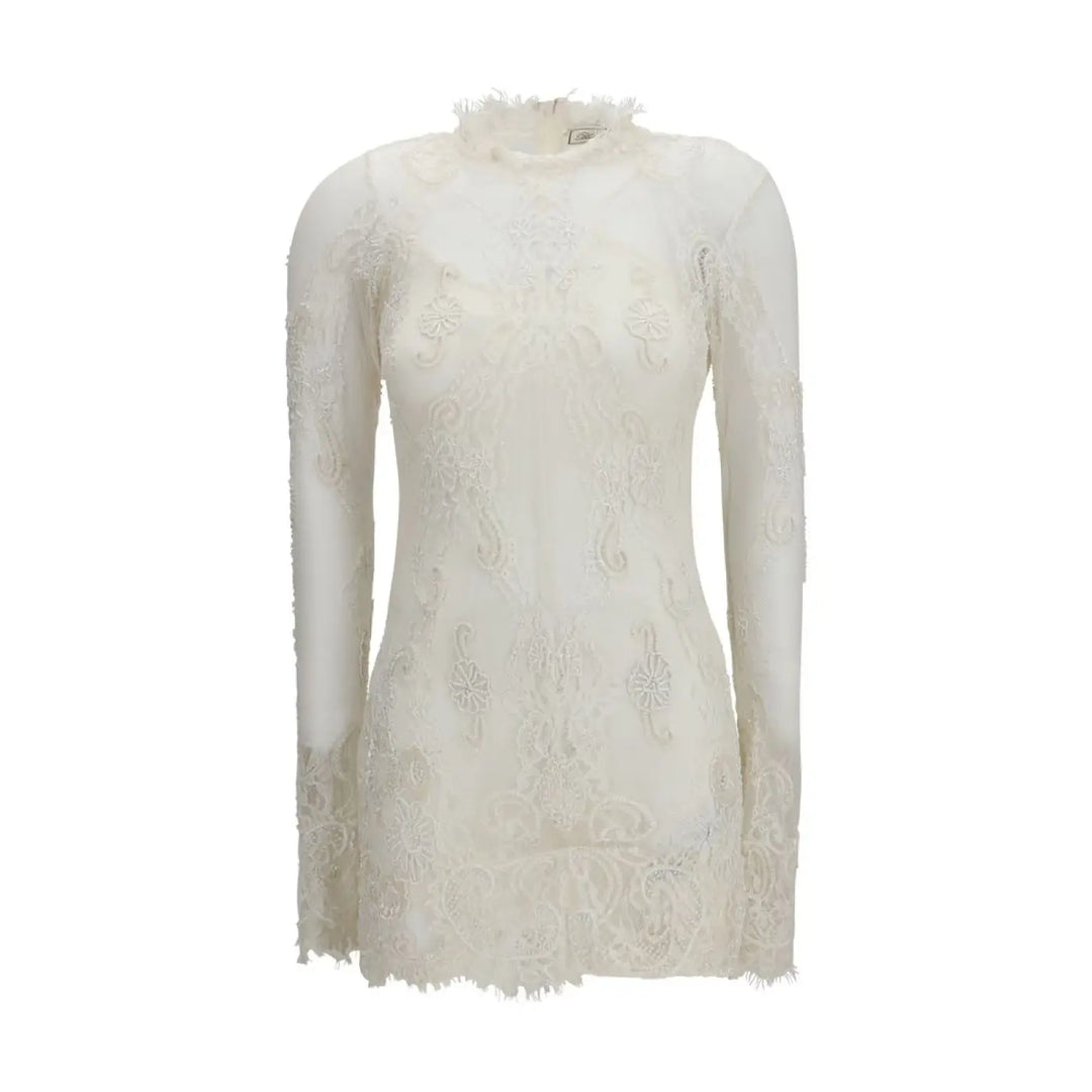 Blumarine White Polyamide Casual Dress