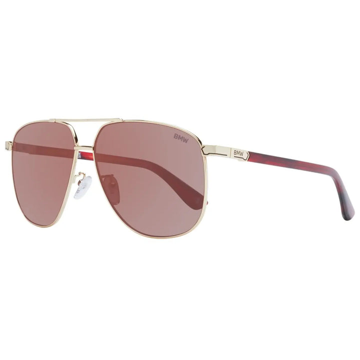 Bmw Gold Metal Sunglasses