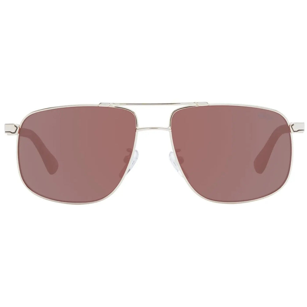 Bmw Rose Gold Metal Sunglasses