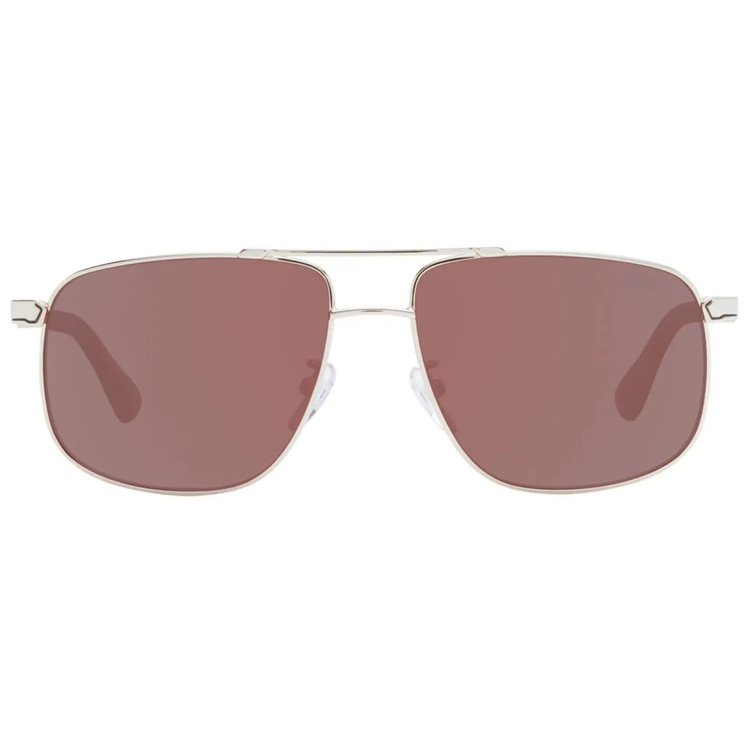 Bmw Rose Gold Metal Sunglasses