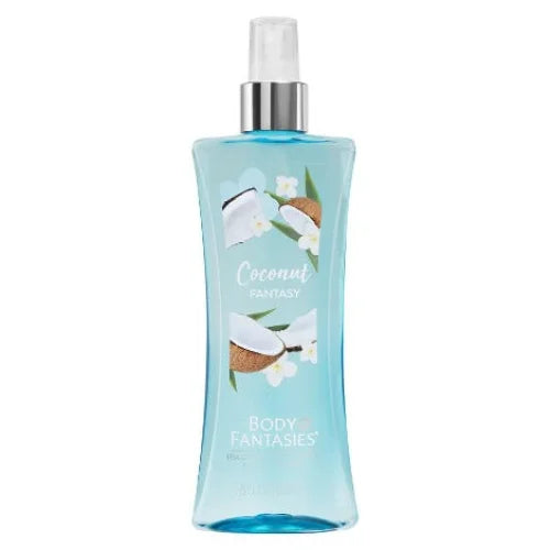 Body Fantasies Coconut women’s body spray bottle