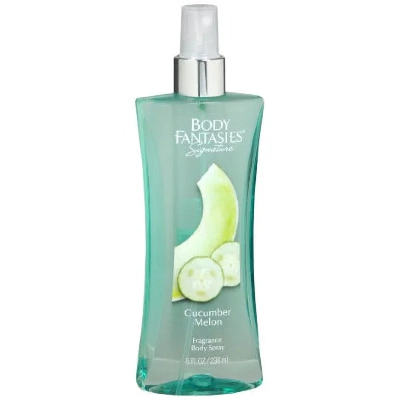 Body Fantasies Cucumber Melon women’s body spray bottle