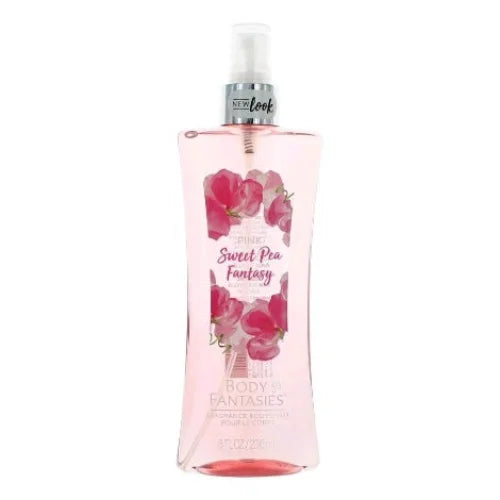 Body Fantasies Pink Sweet Pea women’s body spray bottle
