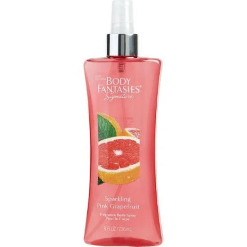 Body Fantasies Sparkling Pink Grapefruit women’s body spray bottle