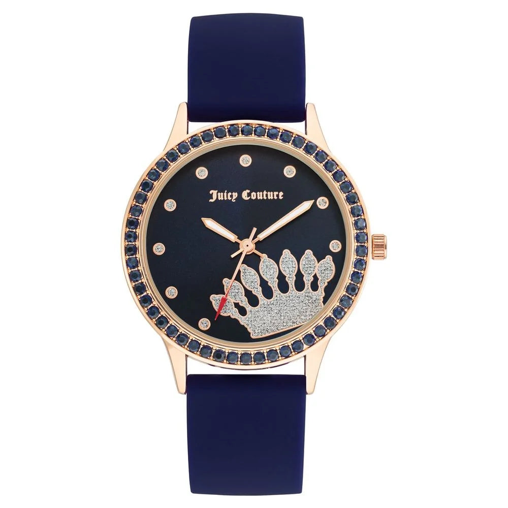 Bold Blue and Pink Quartz Watch to Match Any Clothing Style Juicy Couture