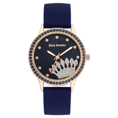 Bold Blue and Pink Quartz Watch to Match Any Clothing Style Juicy Couture