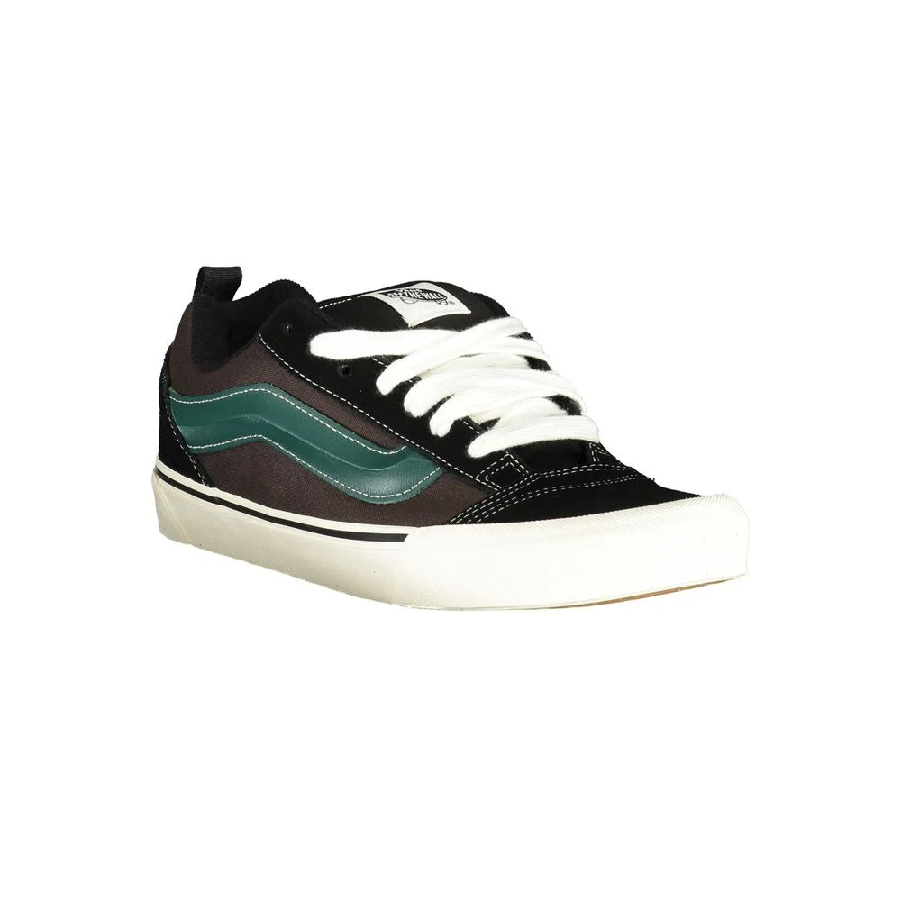 Bold Vans Knu Skool Sneakers with Striking Green Details