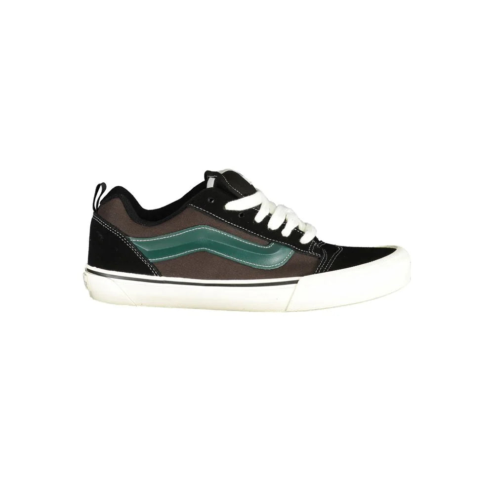 Bold Vans Knu Skool Sneakers with Striking Green Details