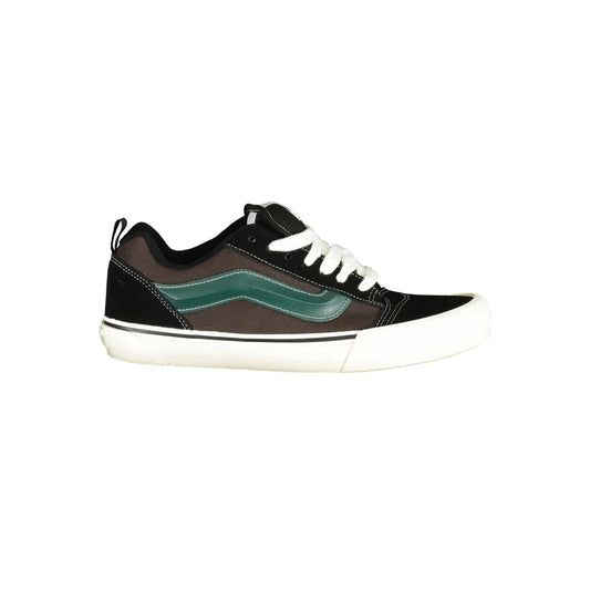 Bold Vans Knu Skool Sneakers with Striking Green Details